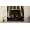 TV STAND 200CM WITH LED STRIP AND FIREPLACE - DISPARO 5