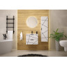 Bathroom cabinet 60cm - WOOD 02