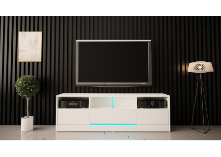 TV STAND 160CM WITH LED STRIP AND 3 DRAWERS - DISPARO 6