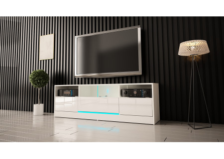 TV STAND 160CM WITH LED STRIP AND 3 DRAWERS - DISPARO 6