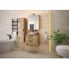 Bathroom cabinet 60cm with sink - WOOD 02