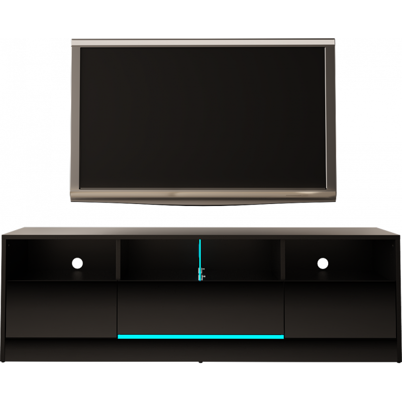 TV STAND 160CM WITH LED STRIP AND 3 DRAWERS - DISPARO 6