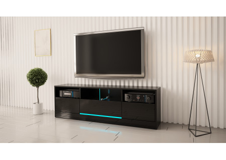 TV STAND 160CM WITH LED STRIP AND 3 DRAWERS - DISPARO 6