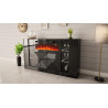 SIDEBOARD 160CM WITH 4 DOORS AND FIREPLACE - DIUNA 2