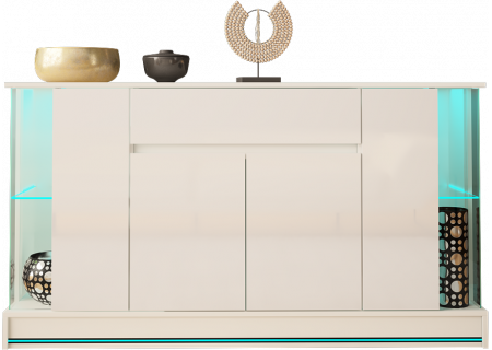 SIDEBOARD 155CM WITH LED STRIP - EFECTO 2