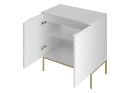 Bathroom cabinet 80cm gold rack - ASPEN 08