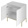 Bathroom cabinet 80cm gold rack - ASPEN 08