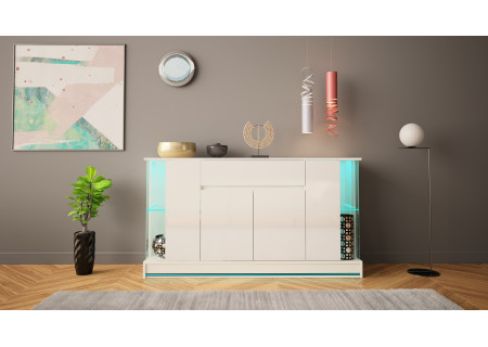 SIDEBOARD 155CM WITH LED STRIP - EFECTO 2