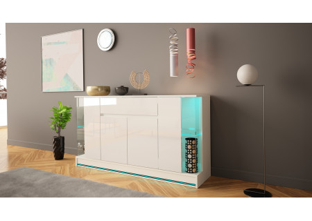 SIDEBOARD 155CM WITH LED STRIP - EFECTO 2