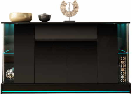 SIDEBOARD 155CM WITH LED STRIP - EFECTO 2