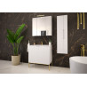 Cabinet with inset sink 80cm gold rack - ASPEN 08