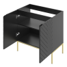 Cabinet with inset sink 80cm gold rack - ASPEN 08