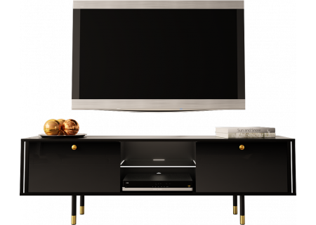 TV STAND 160CM WITH GOLD EMBELLISHMENTS - CRISTAL 1