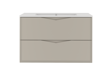 Szafka z wpuszczaną umywalką 80cm - DELICA 01