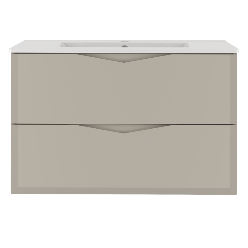 Szafka z wpuszczaną umywalką 80cm - DELICA 01