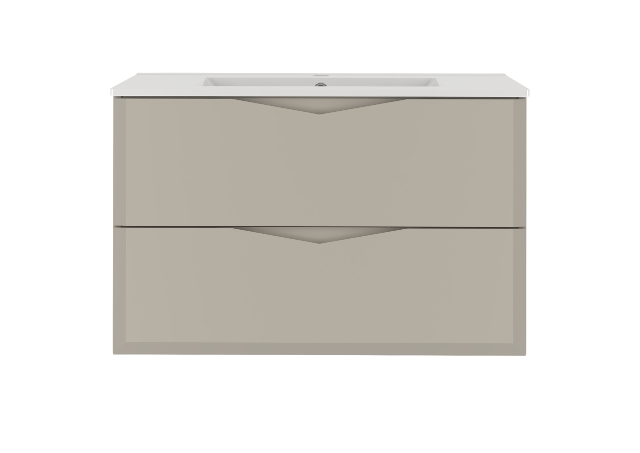 Szafka z wpuszczaną umywalką 80cm - DELICA 01
