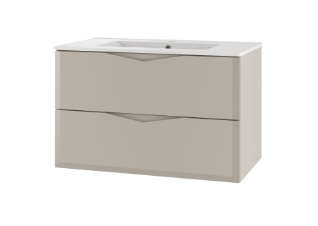 Szafka z wpuszczaną umywalką 80cm - DELICA 01