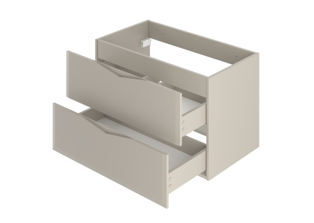 Szafka z wpuszczaną umywalką 80cm - DELICA 01