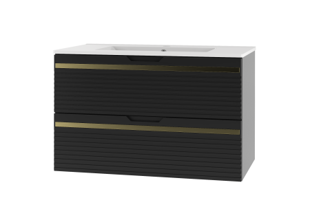 Cabinet with inset sink 80cm - VESPER 01