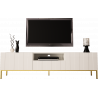 TV STAND 190CM ON GOLD LEGS - ELEGANTE 1