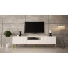 TV STAND 190CM ON GOLD LEGS - ELEGANTE 1