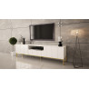 TV STAND 190CM ON GOLD LEGS - ELEGANTE 1