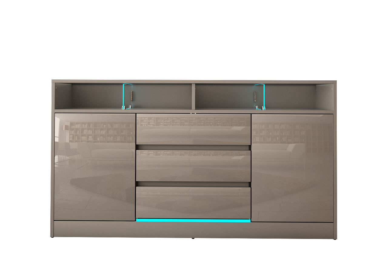 SIDEBOARD 160CM WITH LED STRIP - DISPARO 4