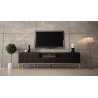 TV STAND 190CM ON GOLD LEGS - ELEGANTE 1