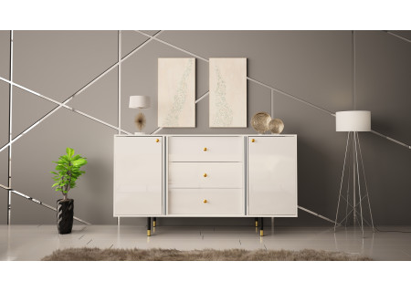 SIDEBOARD 160CM WITH GOLD EMBELLISHMENTS - CRISTAL 2