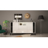 Sideboard 160cm with black inset and legs - evel 3