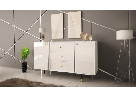 SIDEBOARD 160CM WITH GOLD EMBELLISHMENTS - CRISTAL 2