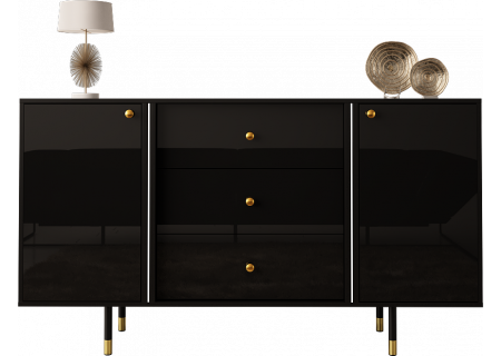 SIDEBOARD 160CM WITH GOLD EMBELLISHMENTS - CRISTAL 2