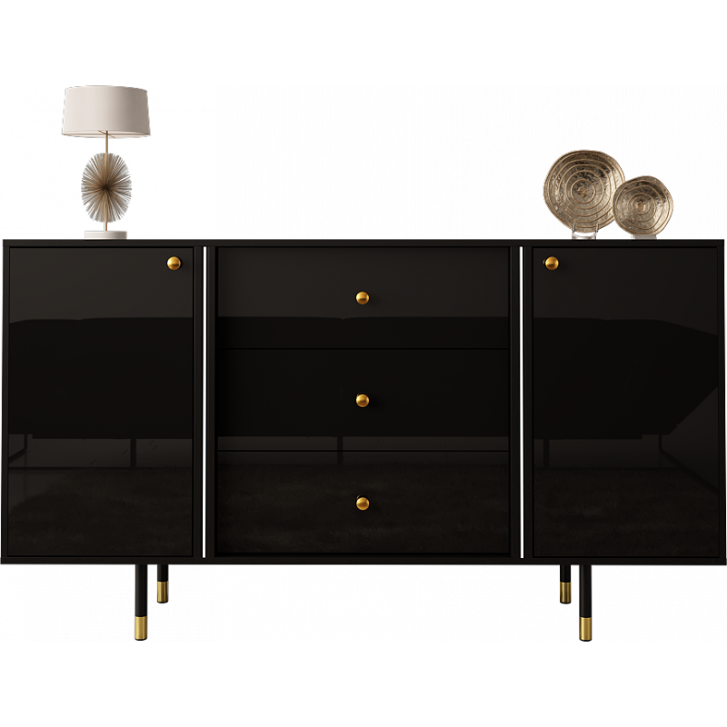 SIDEBOARD 160CM WITH GOLD EMBELLISHMENTS - CRISTAL 2