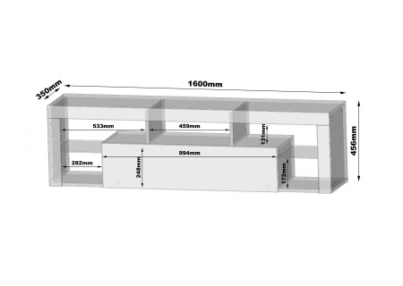 TV STAND 160CM - GRAND 2