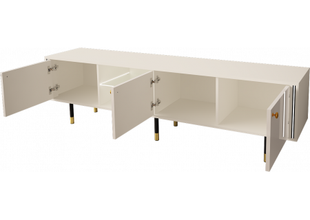 TV STAND 180CM WITH GOLD EMBELLISHMENTS - CRISTAL 3