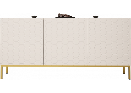 SIDEBOARD 160CM ON GOLD LEGS - HEXA 2