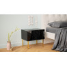 NIGHTSTAND 50CM ON GOLD LEGS - HEXA 4