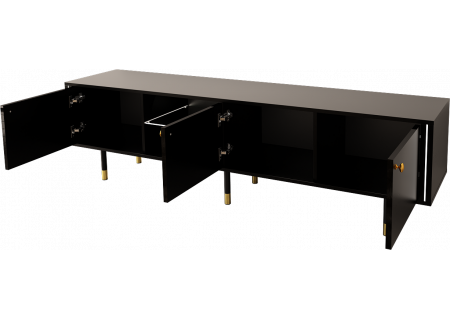 TV STAND 180CM WITH GOLD EMBELLISHMENTS - CRISTAL 3