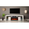 TV STAND 200CM WITH FIREPLACE - SOLEO 1