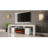 TV STAND 200CM WITH FIREPLACE - SOLEO 1