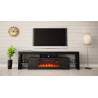 TV STAND 200CM WITH FIREPLACE - SOLEO 1