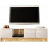 TV STAND 180CM WITH OAK WOOD INSET - VISION 1