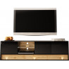 TV STAND 180CM WITH OAK WOOD INSET - VISION 1