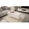 COFFEE TABLE 120CM ON GOLD LEGS - ELEGANTE 3