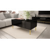 COFFEE TABLE 120CM ON GOLD LEGS - ELEGANTE 3