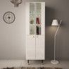 VITRINE 200CM WITH GOLD EMBELLISHMENTS - CRISTAL 5