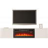 TV STAND 180CM WITH FIREPLACE - CARBON 1