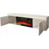 TV STAND 180CM WITH FIREPLACE - DIA 1