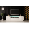 TV STAND 180CM WITH GLASSED TOP ALTA-01