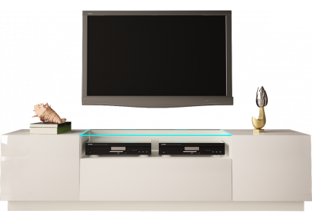 TV STAND 180CM WITH GLASSED TOP ALTA-01